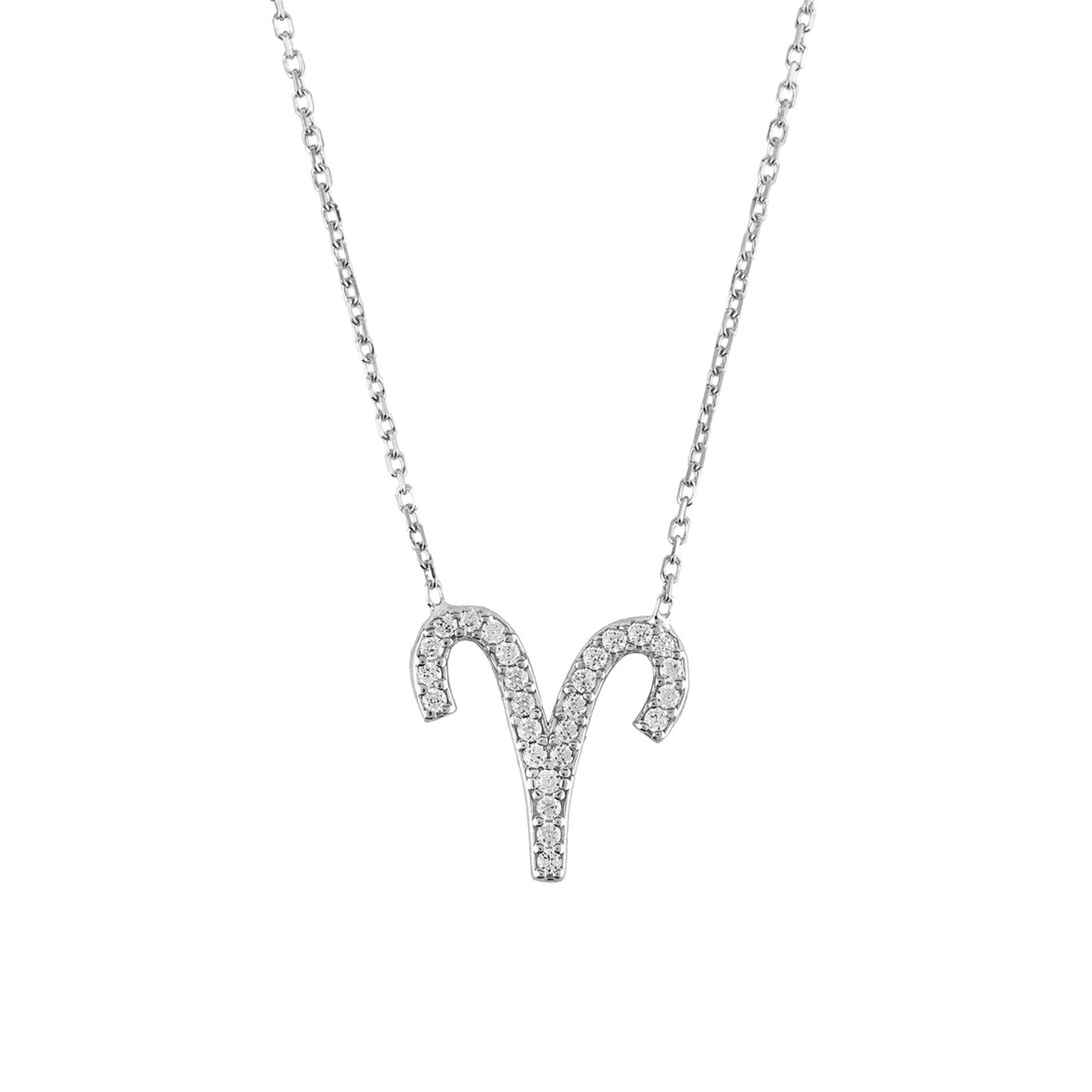 Aries - Necklace - 925 Sterling Silver - Zirconias