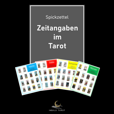 Tarot Zeitangaben Spickzettel - Wann passiert es Timing